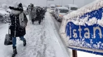 İstanbul’un Batısındaki İlçeler Kar Yağışının Etkisi Altında